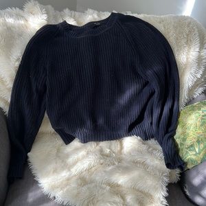 Brass clothing navy blue sweater size small
